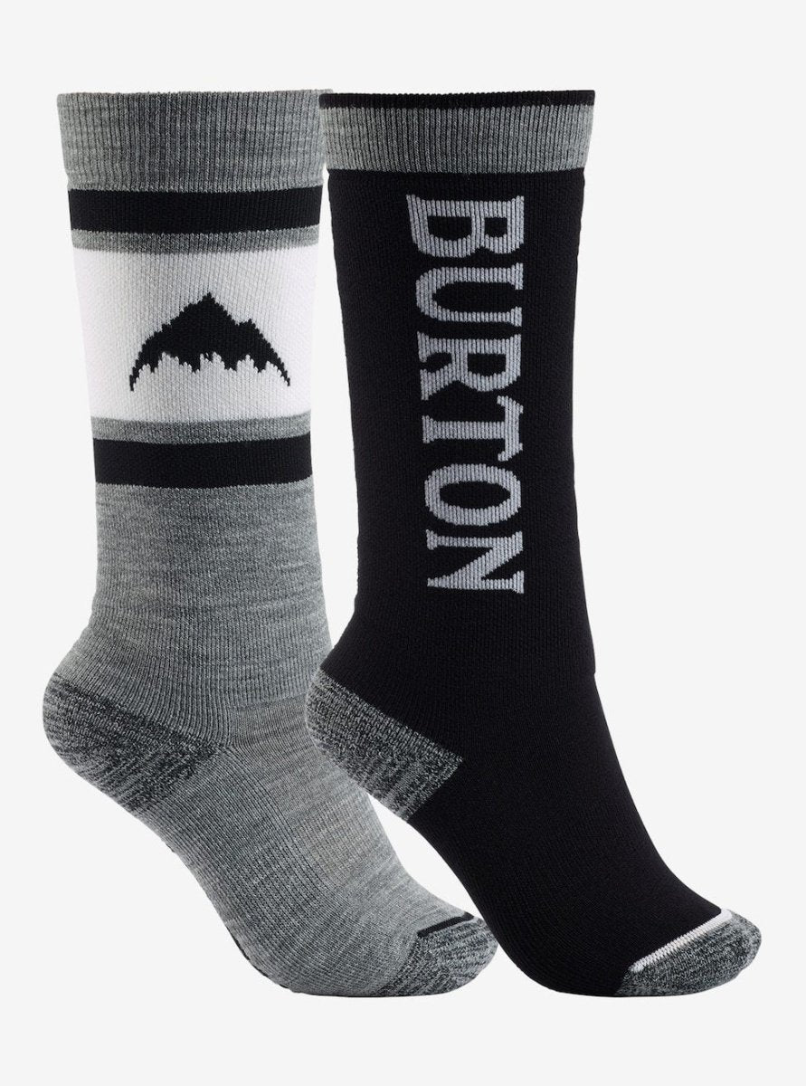 Burton Weekend Midweight Two Pack Socks Kids Black - Elevation107