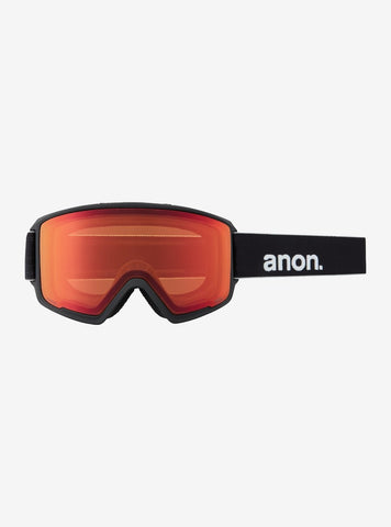 Anon M3 Goggles MFI Face mask & Spare Lens Mens 2023 Black / Perceive Sunny Red Lens