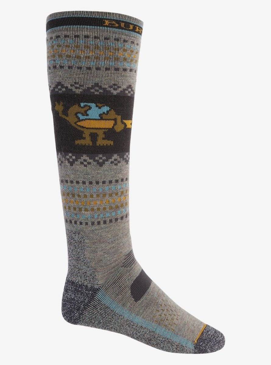 Burton Performance Midweight Socks Mens Oatmeal Heather - Elevation107