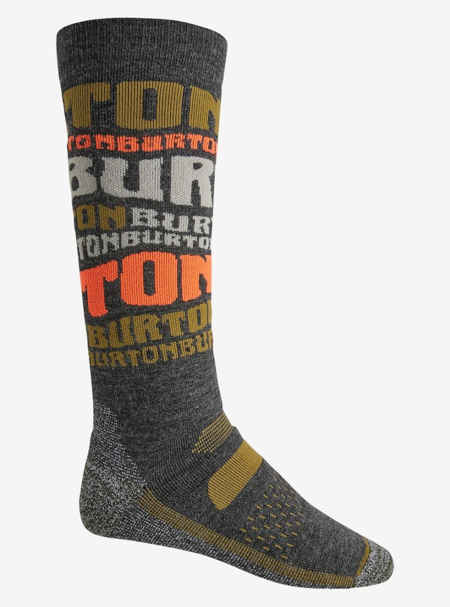 Burton Performance Midweight Socks Mens Type Stripe - Elevation107