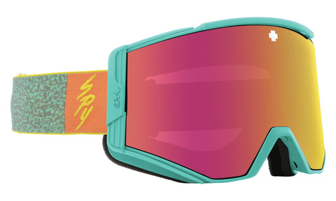 Spy Ace Goggles Neon Pop HD Plus Bronze with Pink Spectra Mirror + Spare Lens