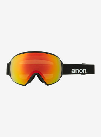 Anon M4 Toric Goggles MFI Face Mask & Spare Lens Mens 2023 Black / Perceive Sunny Red Lens