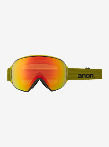 Anon M4 Toric Goggles MFI Face Mask & Spare Lens Mens 2022 Green / Perceive Sunny Bronze Lens