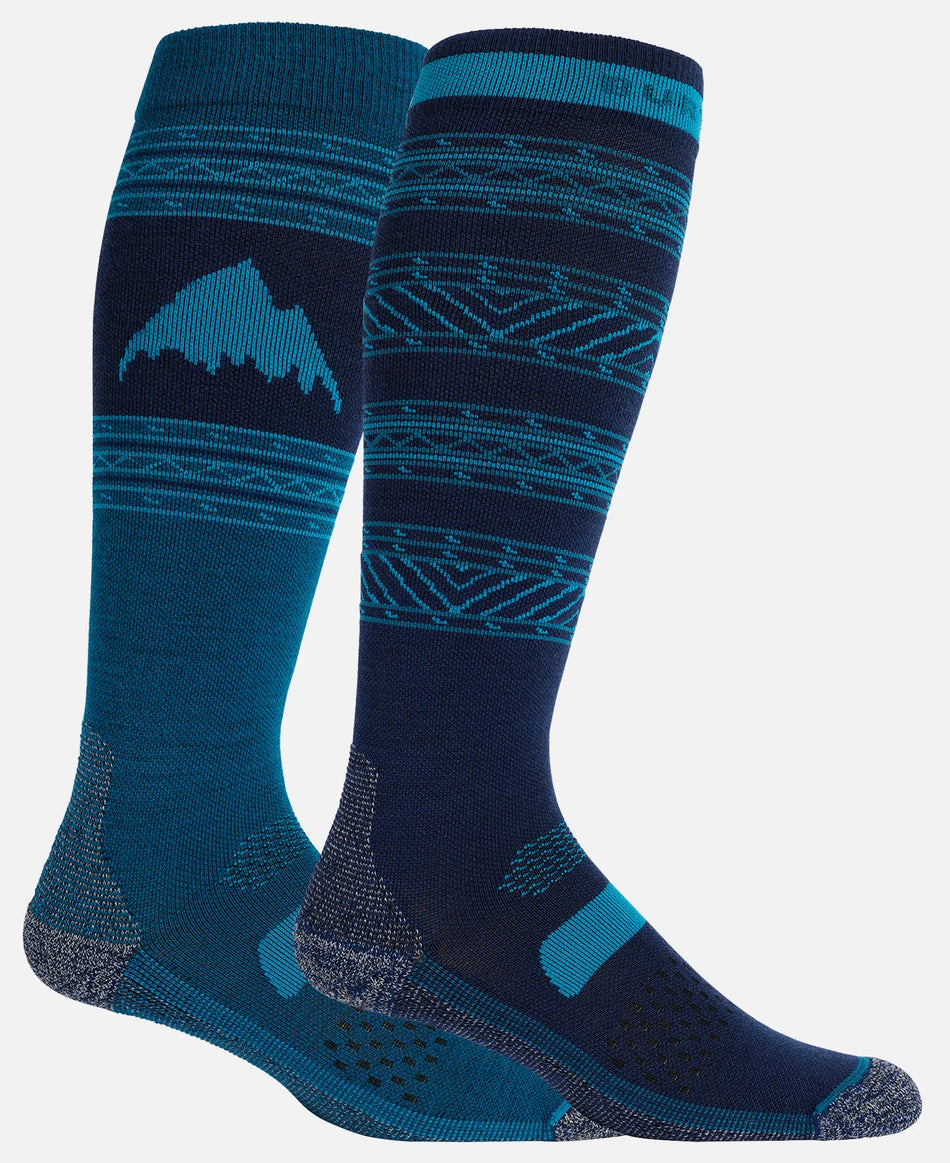 Burton Performance Lightweight Two Pack Socks Mens Lyons Blue - Elevation107