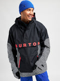 Burton Frostner Mens Anorak Jacket Black / PJ Print