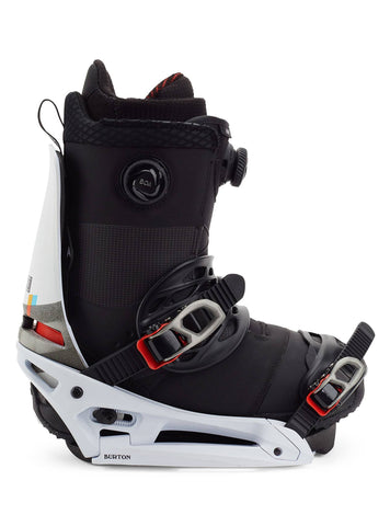 Burton Cartel X EST Snowboard Bindings Mens White / Black / Multi