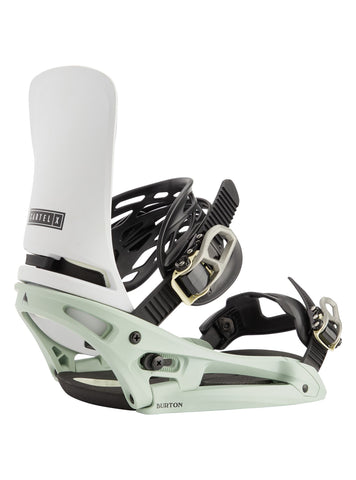 Burton Cartel X EST Snowboard Bindings Mens Neo Mint / White