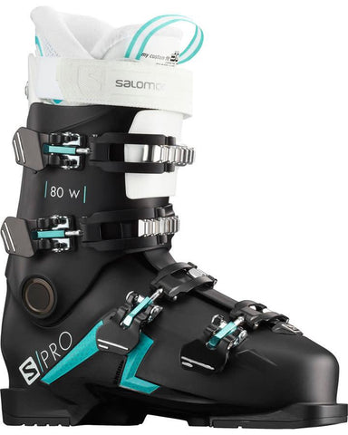 Salomon S/Pro 80 Ski Boots Womens Black / Scuba Blue