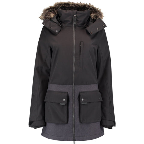 ONeill Onyx Womens Snow Parka Black Out