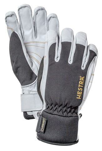 Hestra Army Leather Gore-Tex Short Glove XCR Black / White