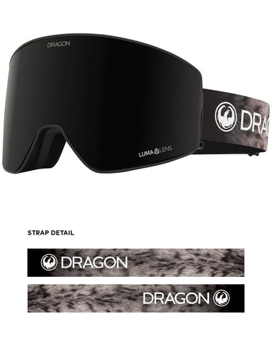 Dragon PXV2 Snow Goggles Snow Leopard / Lumalens Dark Smoke + Spare Lens