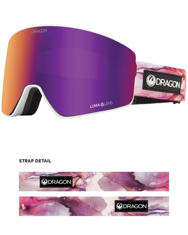 Dragon PXV2 Snow Goggles Merlot / Lumalens Purple Ion + Spare Lens
