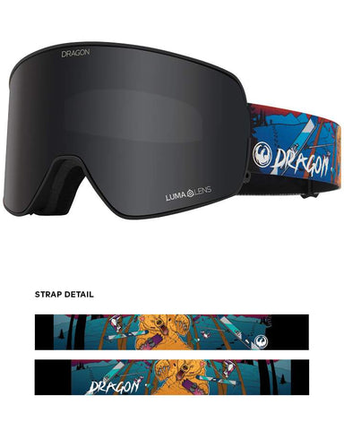 Dragon NFX2 Snow Goggles Teddy / Lumalens Dark Smoke+ Spare Lens