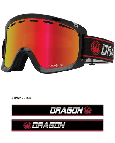 Dragon D1OTG Goggles Infrared / Lumalens Red Ion