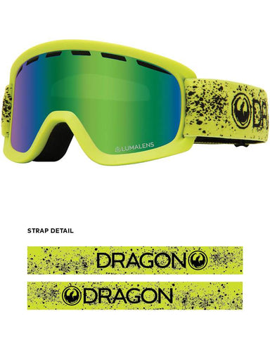 Dragon LIL D Goggles Kids Slime / Lumalens Green Ion