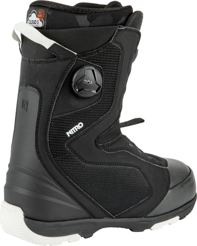 Nitro Club BOA Mens Snowboard Boots Black / White