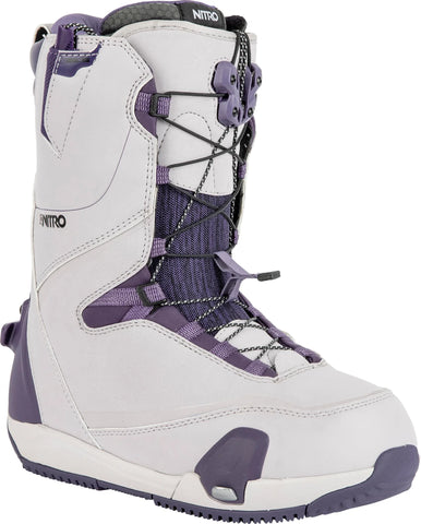 Nitro Cave TLS Step On Womens Snowboard Boots Lilac / Purple