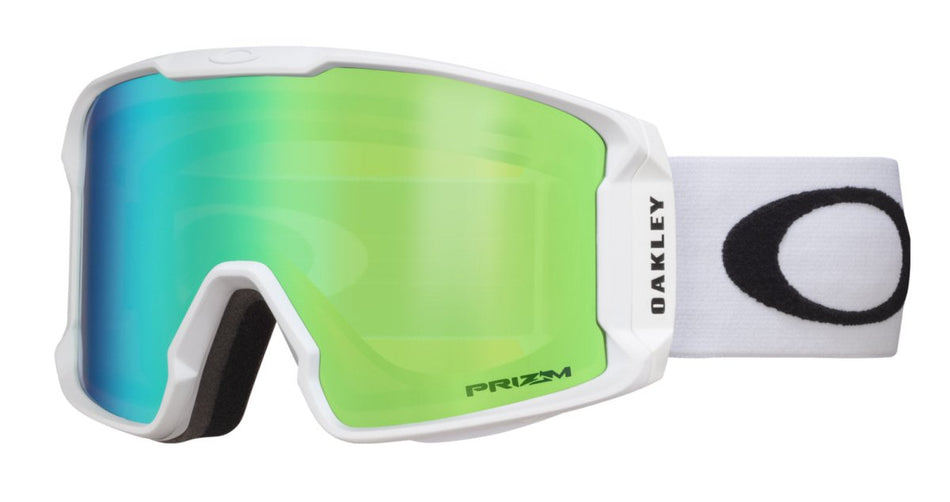Oakley Line Miner L Goggles Matte White / Prizm Jade Iridium - Elevation107