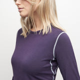 Le Bent Womens Crew 200 Base Layer Nightshade