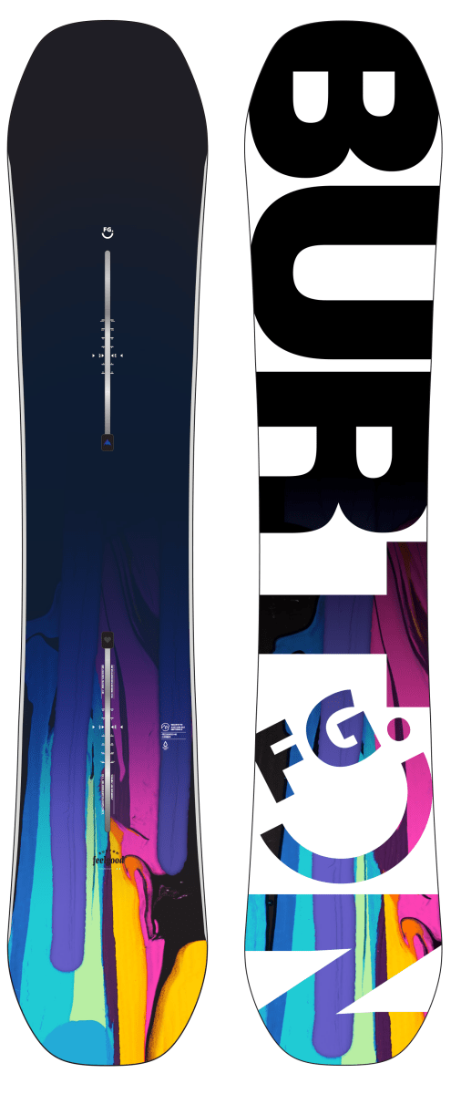 Burton Feelgood Flying V Snowboard Womens 2024 - Elevation107