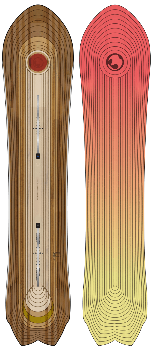 Burton Fish 3D Snowboard 2024 - Elevation107