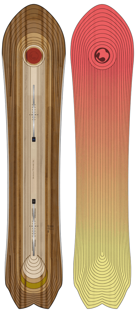 Burton Fish 3D Snowboard 2024 - Elevation107