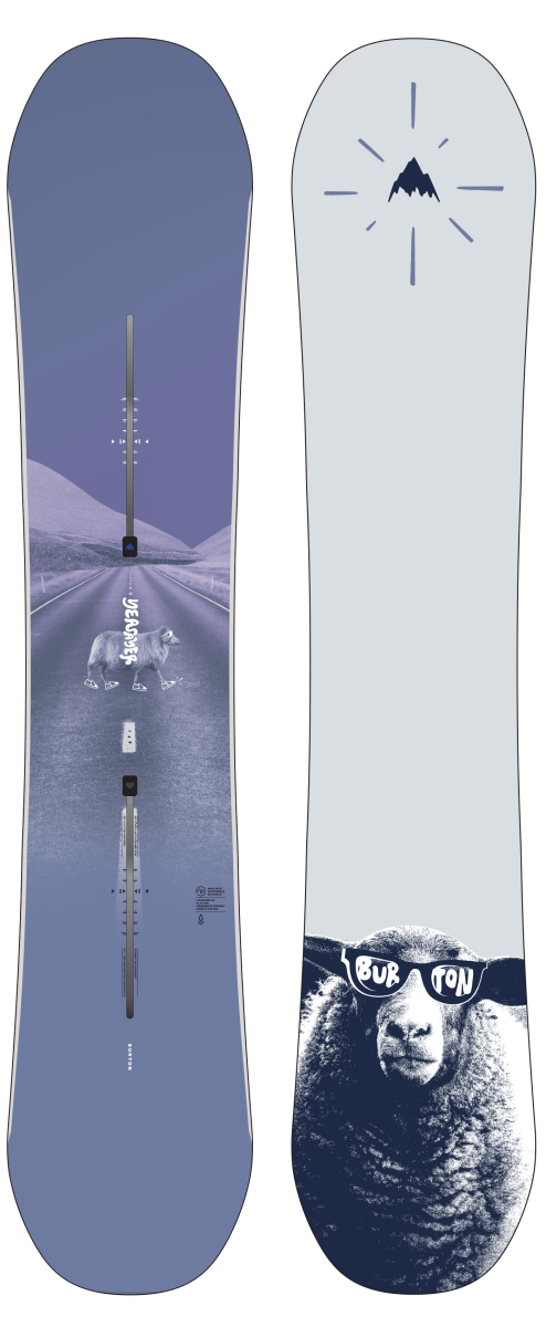 Burton YeaSayer Flat Top Snowboard Womens 2024 - Elevation107