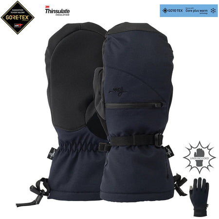 POW Cascadia Gore - Tex Long Mitt Womens Black - Elevation107