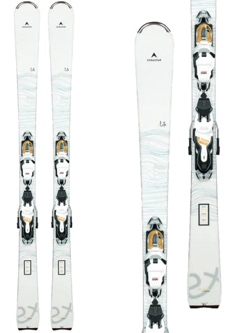 Dynastar E Lite 5 Womens Snow Skis + Look Xpress W 11 GW B83 Bindings 2023