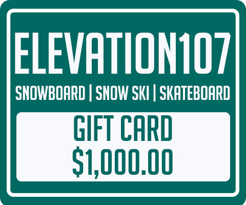 Elevation107 e-Gift Card $1,000