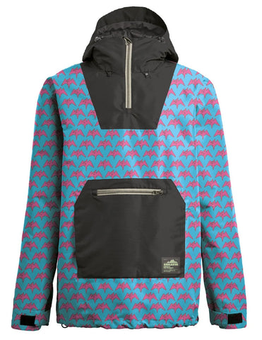 Airblaster Freedom Pull Over Jacket Turquoise Terry