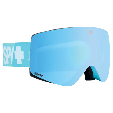 Spy Marauder Elite Goggles 2024 Colourblock 2.0 Happy Blue / Happy Bronze with Light Blue Spectra Mirror + Spare Lens