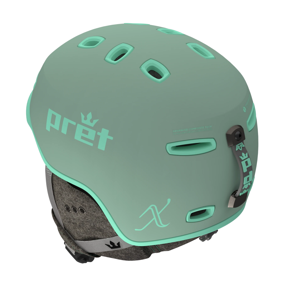 Pret Lyric X2 Womens Helmet 2025 Teal - Elevation107