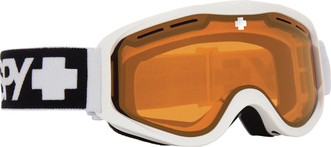 Spy Cadet Goggles Matte White HD Low Light Persimmon