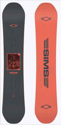 Sims The Day Snowboard Unisex 2023 Black / Orange