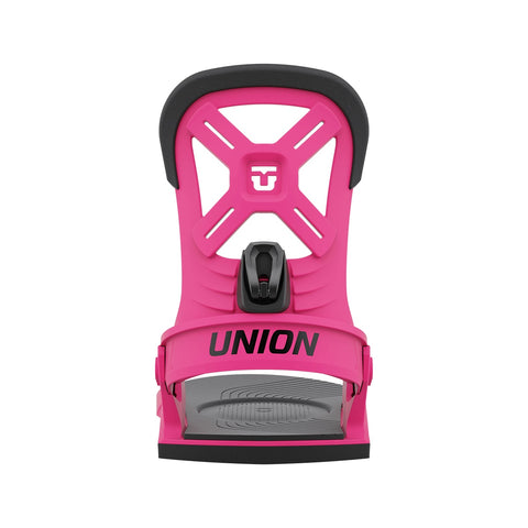 Union Cadet Kids Snowboard Bindings Hot Pink