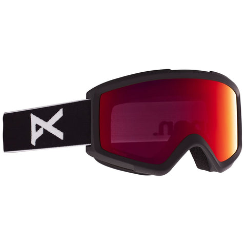 Anon Helix 2.0 Goggles & Spare Lens 2022 Black / Perceive Sunny Red Lens
