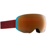 Anon M2 Goggles & Spare Lens Mens 2022 Maroon / Perceive Sunny Bronze Lens