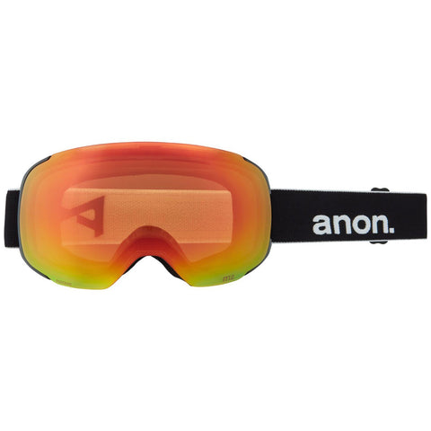 Anon M2 Goggles MFI Face mask & Spare Lens Mens 2023 Black / Perceive Sunny Red Lens