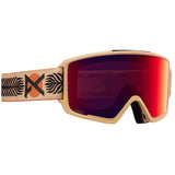 Anon M3 Goggles & Spare Lens Mens Asian Fit 2022 Magee / Perceive Sunny Red Lens