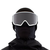 Anon M3 Goggles & MFI Face Mask & Spare Lens 2024 White / Perceive Sunny Onyx Lens