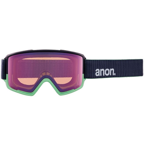 Anon M3 Goggles MFI Face mask & Spare Lens Mens Asian Fit 2022 Navy / Perceive Variable Blue Lens