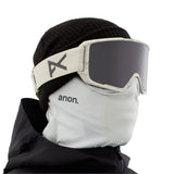 Anon M3 Goggles MFI Face mask & Spare Lens Mens 2023 Grey / Perceive Sunny Onyx Lens