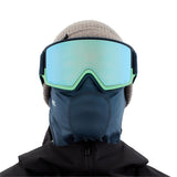 Anon M3 Goggles MFI Face mask & Spare Lens Mens 2023 Navy / Perceive Variable Blue Lens