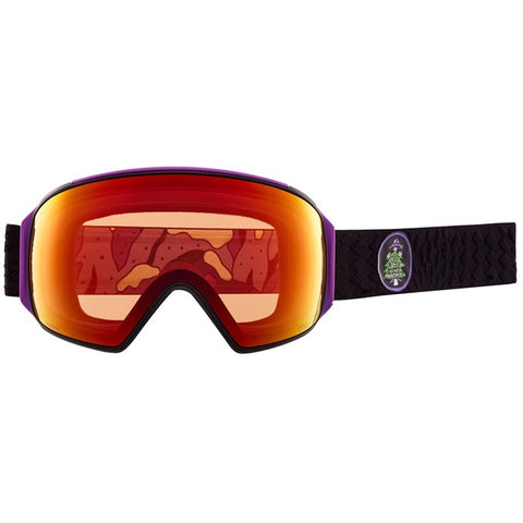 Anon M4 Toric Goggles MFI Face Mask & Spare Lens Mens 2022 Mendez / Perceive Sunny Red Lens