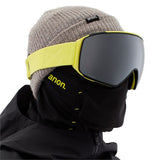 Anon M4 Toric Goggles MFI Face Mask & Spare Lens Mens 2022 Lemon / Perceive Sunny Onyx Lens