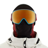 Anon M4 Toric Goggles MFI Face Mask & Spare Lens Mens Asian Fit 2022 Maroon / Perceive Sunny Bronze Lens