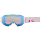 Anon WM1 Goggles & Spare Lens Womens 2022 Powder / Perceive Variable Blue Lens