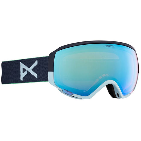 Anon WM1 Goggles & Spare Lens Womens 2022 Navy / Perceive Variable Blue Lens