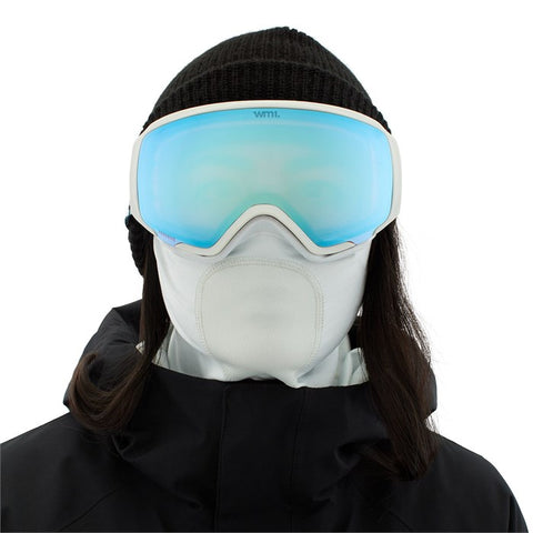 Anon WM1 Goggles MFI Face mask & Spare Lens Womens Asian Fit 2022 Powder / Perceive Variable Blue Lens